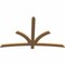 Ekena Millwork Davenport Timber Gable Bracket, Western Red Cedar, 72"W x 45"H x 1 1/2"D x 3 1/2"F, 15/12 Pitch GBW072X45X0204DAV00SWR - alternate 5